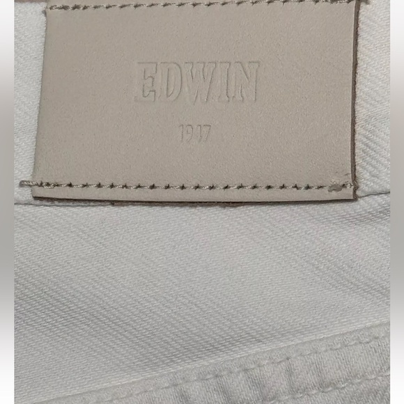 EDWIN ANDERSON ANKLE JEANS IN IVORY NWT - Picture 5 of 6